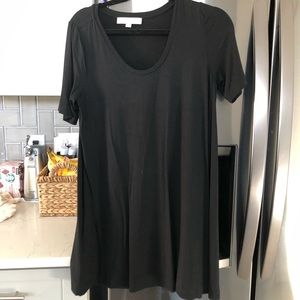 Casual black tshirt dress!